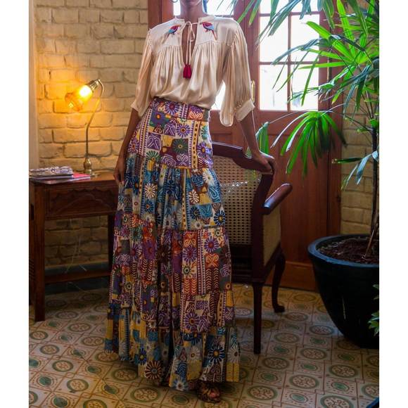 NEW CAROLINA K women's tara top in gardenia - Picture 2 of 3